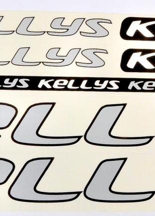 Наклейка Kellys на раму велосипеда, серый (NAK025)