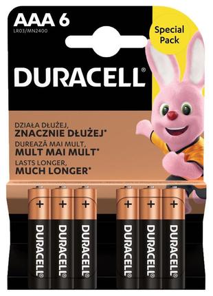 Батарейка Duracell LR03 AAA 1шт (BAT006)