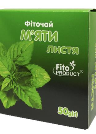 Мята листья фито чай, 50 гр