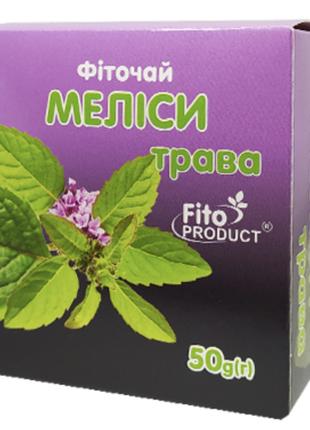 Меліса лікарська трава, 50 гр фіто чай
