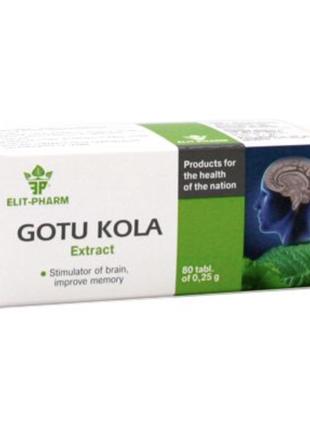 Экстракт травы Готу Кола, 80 таблеток