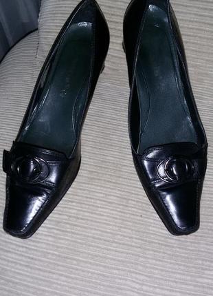 Кожаные туфли tamaris, 40 размер (27-27,2см.)