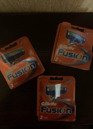 Змінні касети для гоління gillette fusion 2шт. в упаковці