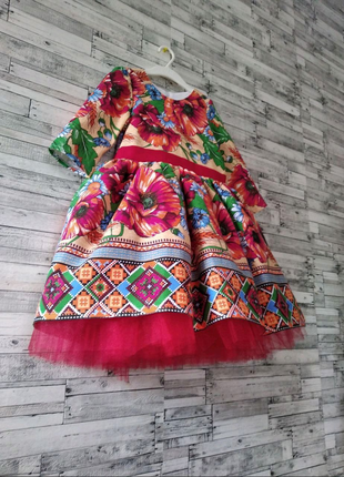 Платье в украинском  стиле  детское нарядное на любой  рост