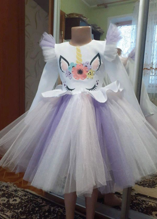 Единорожка  детское нарядное платье