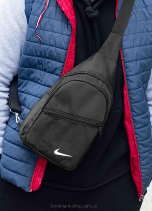 Нагрудная городская спортивная сумка слинг через плечо Nike GR...