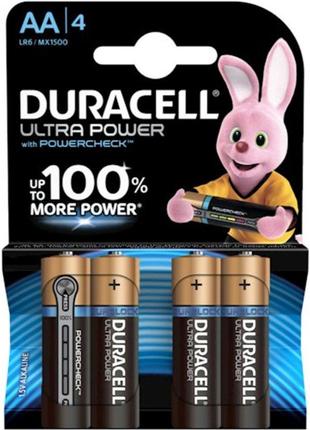 Батарейка Duracell Ultra Power LR6 AA 4 шт