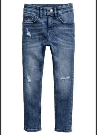 10-12 джинсы с потертостями h&amp;m