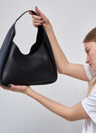 Женская сумка черная сумка как в mango сумка тоут сумка хобо