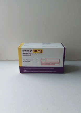Роакутан ізотек 10 мг 60к Izotek акнетін акнетин роакутан