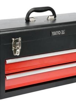Ящик для инструменту металевий YATO Польша з 2-ма шуфлядами, 2...