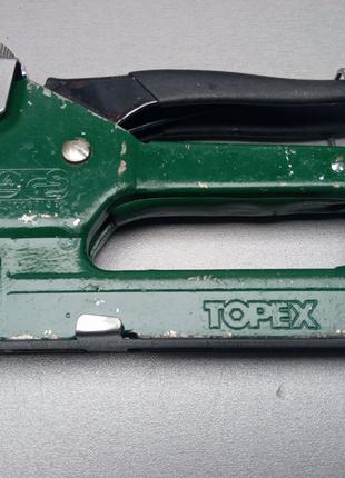 Цвяхобозабивний пістолет будівельний степлер Б/У Topex степлер...