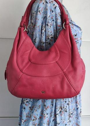 Шкіряна сумка radley рожевого кольору