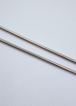 Серебряная цепь плетение снейк 50 см.