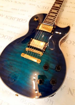 Электрогитара Gibson Les Paul Custom Blue China