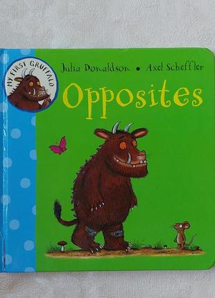 Детская книга для изучения английского языка opposites