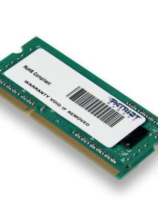 Модуль памяти для ноутбука SoDIMM DDR3L 4GB 1600 MHz Patriot (...