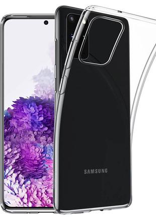 Чехол для samsung s20 силиконовый прозрачный