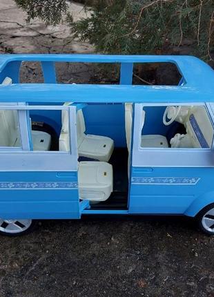 Машина микроавтобус дом для куклы барби mattel винтаж