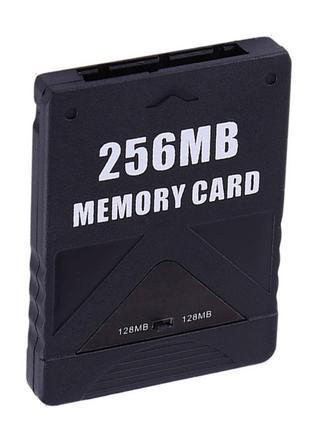 Карта памяти 256 МБ для Playstation 2, высокоскоростная игрова...