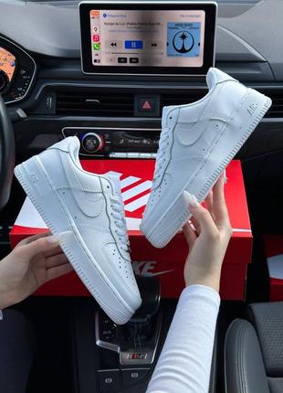 Женские кроссовки nike air force 1 low сlassic white premium