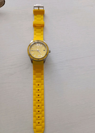 Jacques Lemans 1-1623 годинник жіночій
Силіконовий браслет, жовті