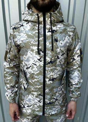 Тактическая куртка terra светлый пиксель