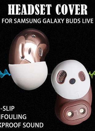 Силиконовый чехол мбушюры подушечки Samsung Galaxy Buds Live S...