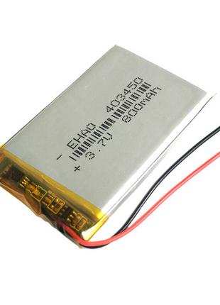 Аккумулятор 403450 Li-pol 3.7В 800мАч для RC моделей DVR GPS M...