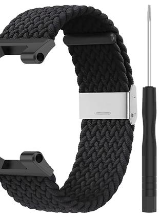 Нейлоновый регулируемый браслет для Amazfit T-Rex и Pro, black