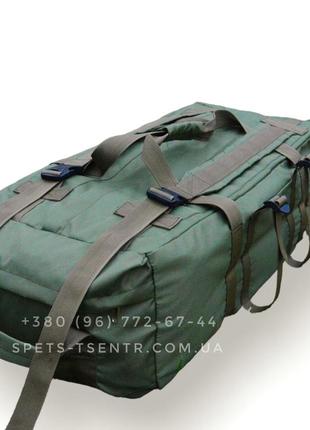 Тактическая сумка - рюкзак "tactic-80" (олива) 80-100 литров