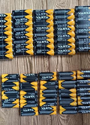 Батарейки Varta AA, AAA 150 грн/ 10 шт