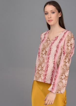 Легкая блузка с длинными рукаваами vila, m/l