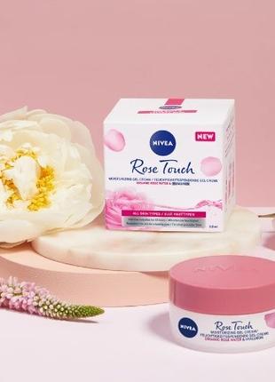 Дневной крем против морщин Nivea Rose Touch 50 мл