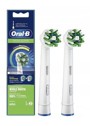 Насадка для зубної щітки Braun Oral-B Cross Action Clean Maxim...