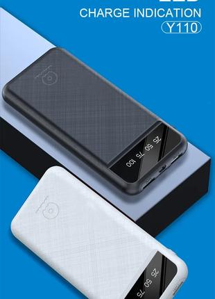 Power bank WUW Y110 10000 mAh 2 USB | Внешний аккумулятор | По...