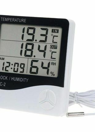 Термометр, гигрометр, метеостанция HTC-2, GP1, хорошего качест...