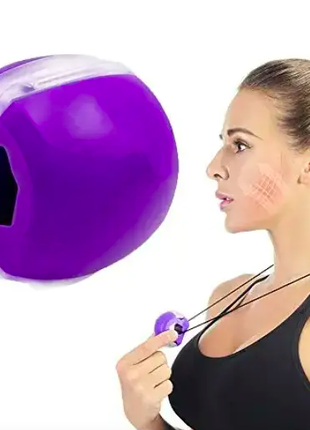 Эспандер-тренажер для челюсти и подбородка Фиолетовый