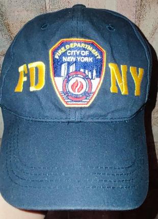 Бейсболка fdny fire department city of new york
