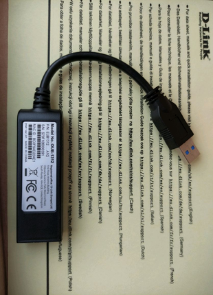 Сетевой Адаптер DUB-1312 USB 3.0 Gigabit Ethernet
