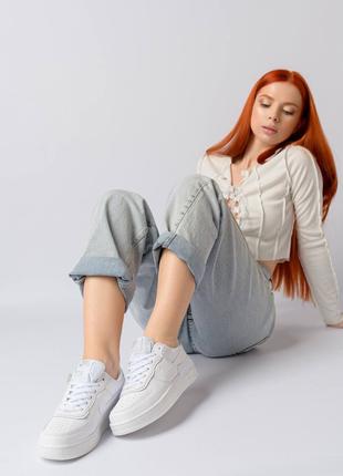 Жіночі кросівки Nike Air Force 1 Shadow All White