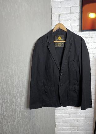 Крутой пиджак с вышивкой на спине и карманами selected, xl 52р