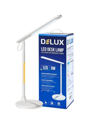 Світильник світлодіодний настільний DELUX_TF-550_8 Вт LED білий