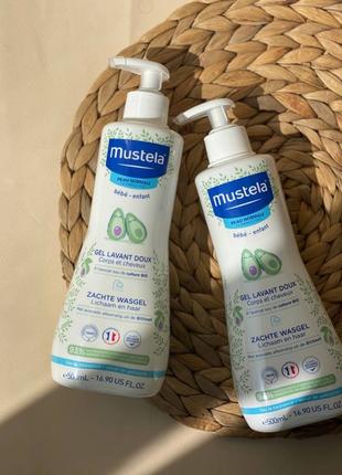 Гель для купания новорожденных Mustela Bebe Gel Lavant Doux, 500