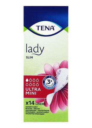 Прокладки урологические TENA Lady Slim Ultra Mini, 14 шт ( 732...