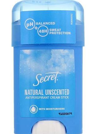 Дезодорант Secret Natural Unscented 40 мл