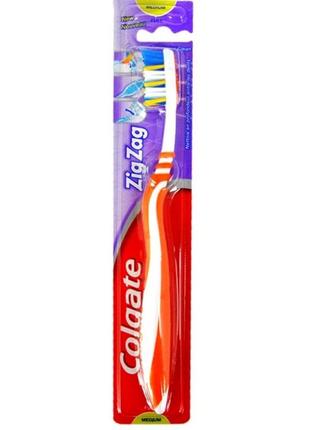 Зубная щетка Colgate ЗигЗаг Плюс средней жесткости (6001067004943