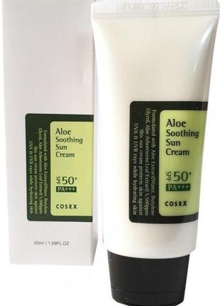 Cosrx - aloe soothing sun cream - увлажняющий крем с солнцезащ...
