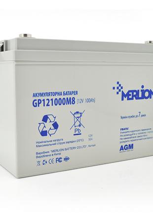 Акумулятор Merlion GP121000M8 12V 100Ah AGM