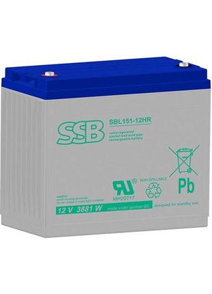 Аккумулятор SSB SBL151-12HR AGM